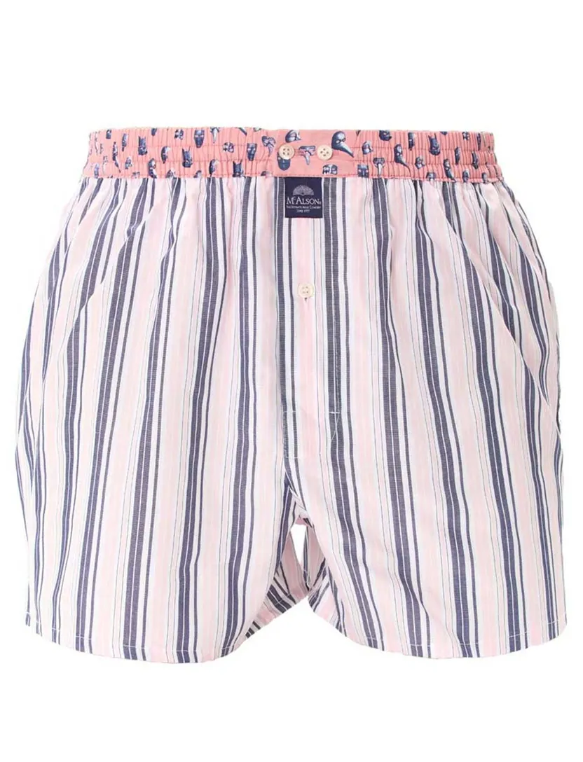 roze katoen boxershort McAlson