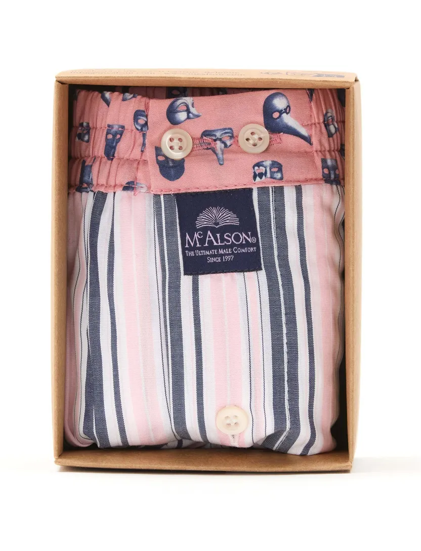 roze katoen boxershort McAlson