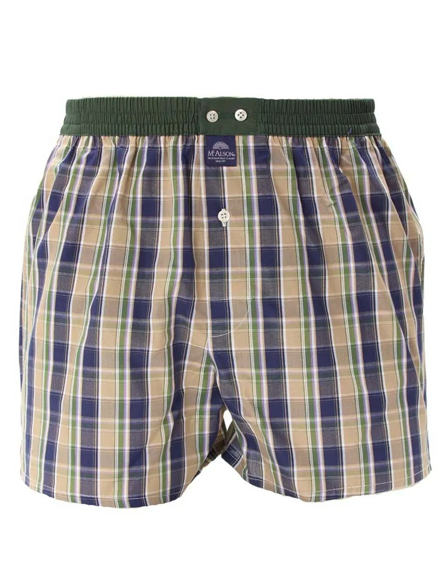McAlson boxershort groen geruit