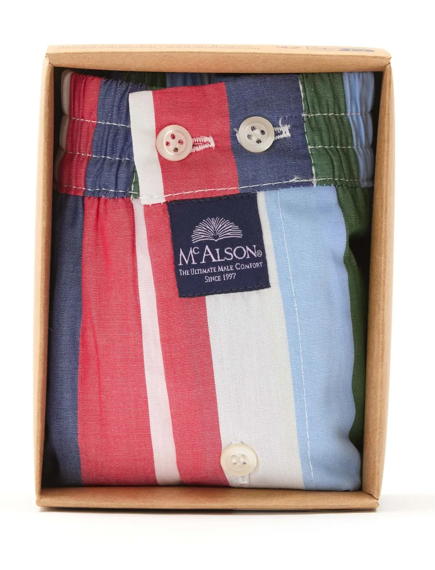 Mc Alson boxershort gestreept multicolor