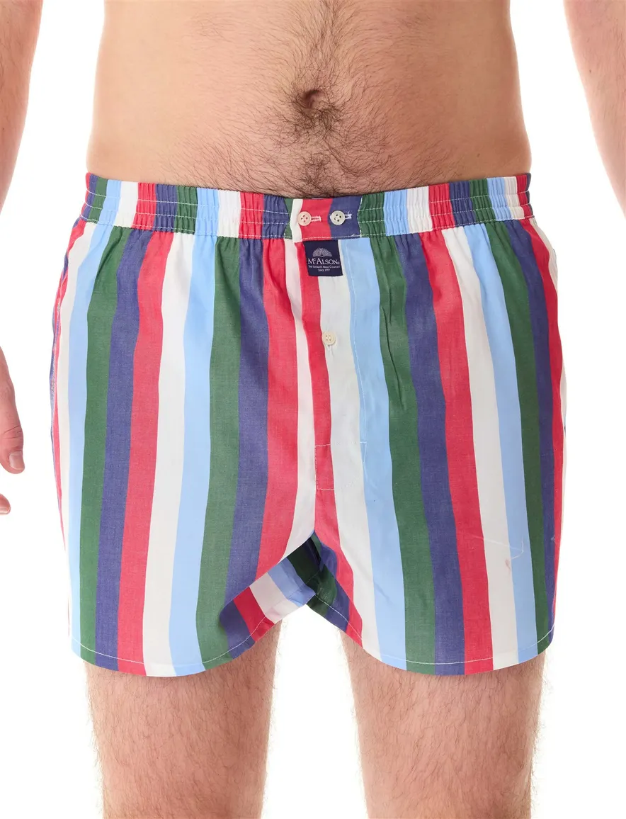 Mc Alson boxershort gestreept multicolor