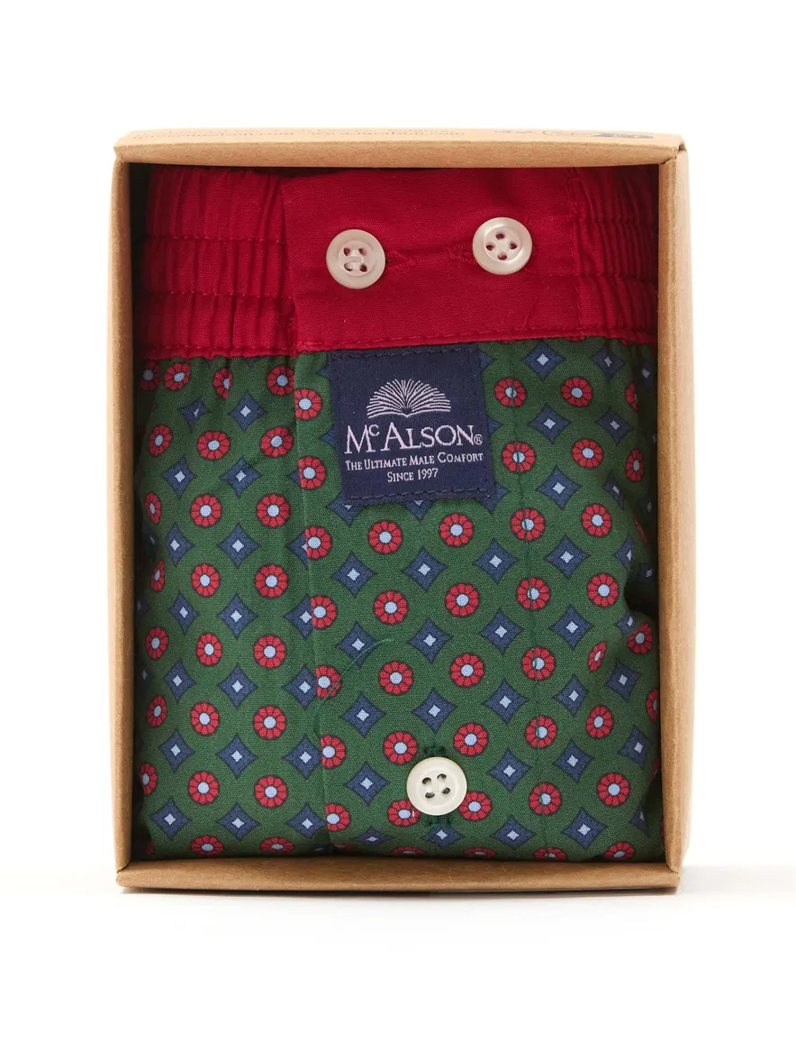 groen geprint McAlson boxershort
