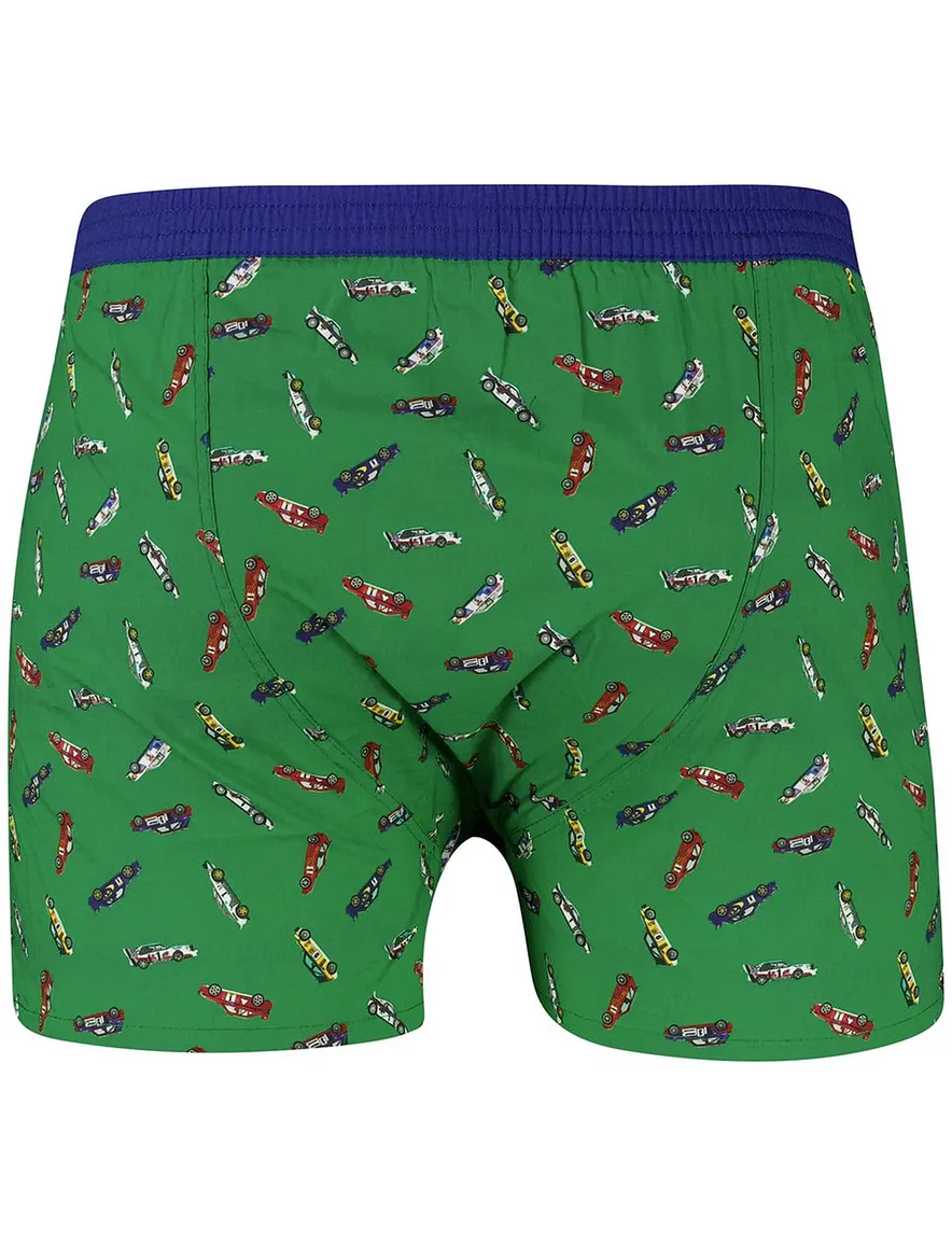Mc Alson boxershort groen race auto