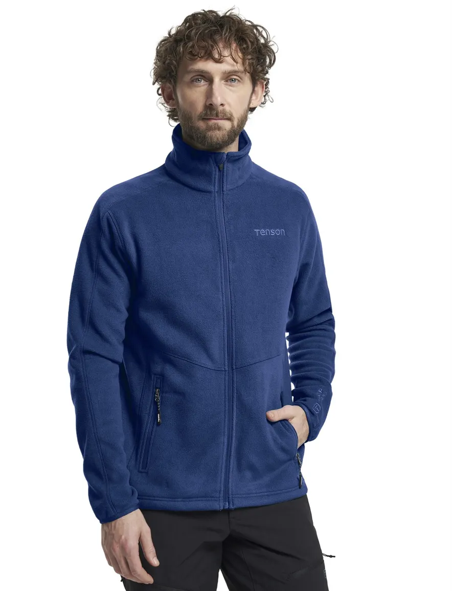 Tenson vest fleece blauw