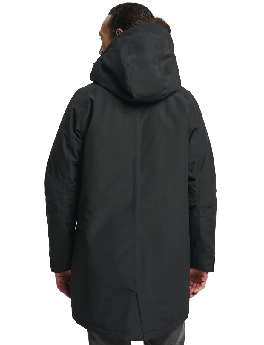 Tenson parka zwart middellang