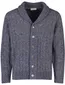 Thomas Maine vest gebreid gemeleerd donkerblauw