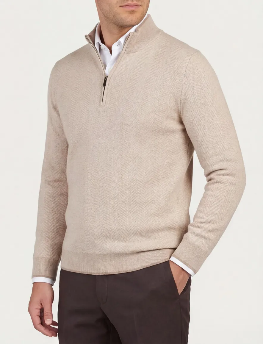 Thomas Maine trui beige