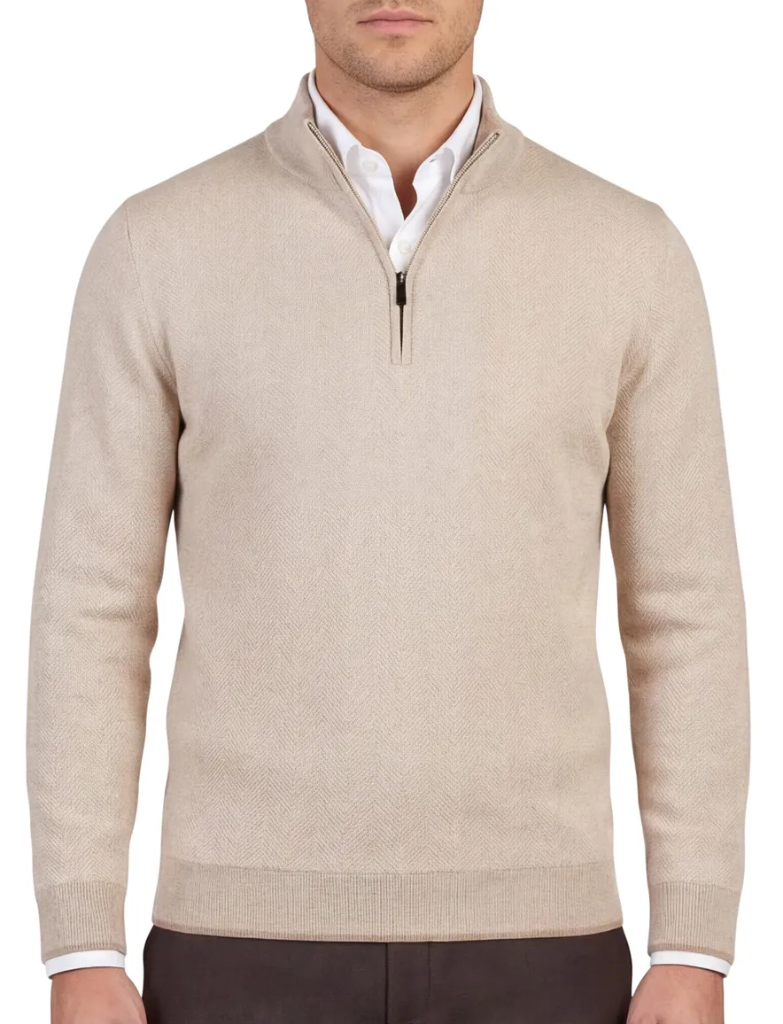 Thomas Maine trui beige