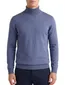 Thomas Maine trui turtle merinowol blauw