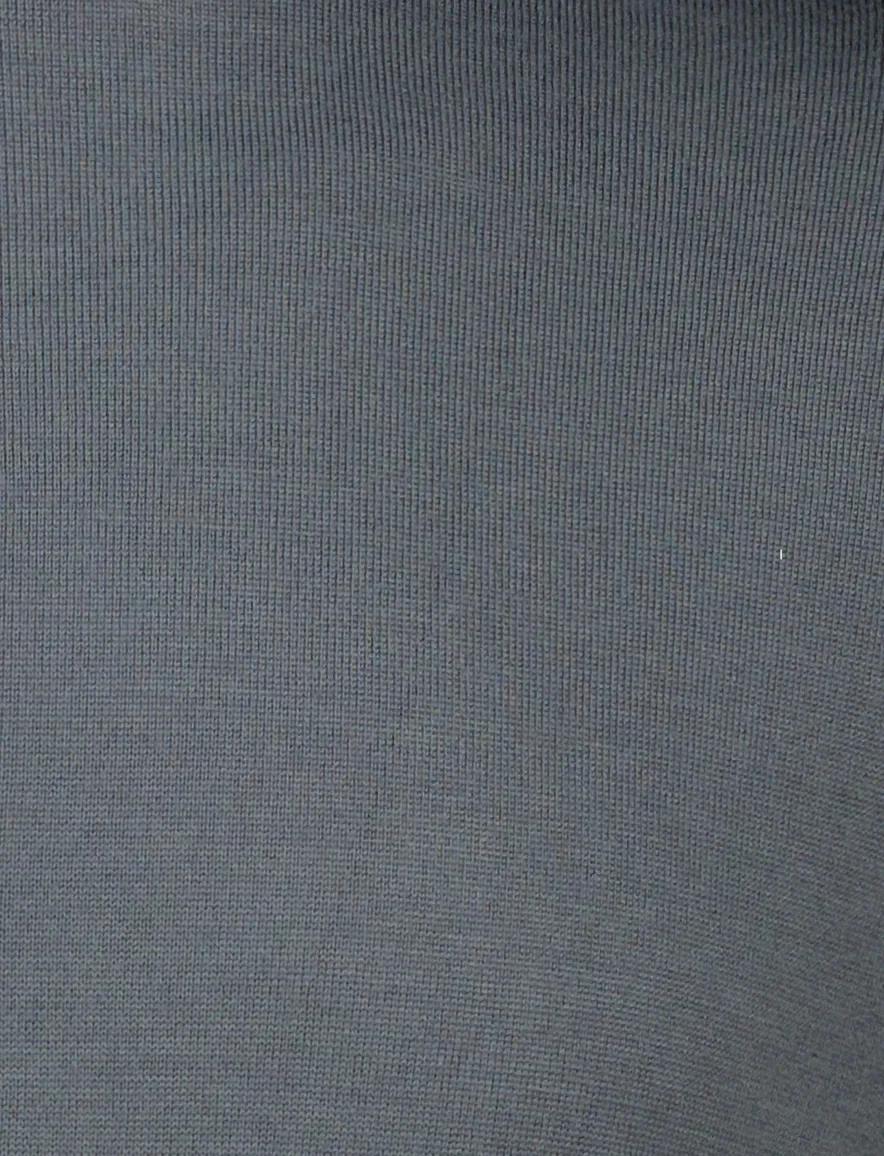 Thomas Maine turtleneck merinowol grijs