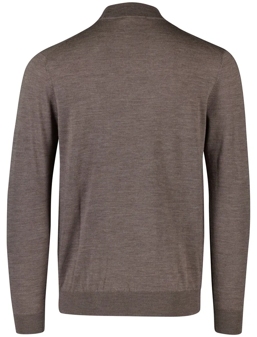 Thomas Maine turtleneck pullover taupe