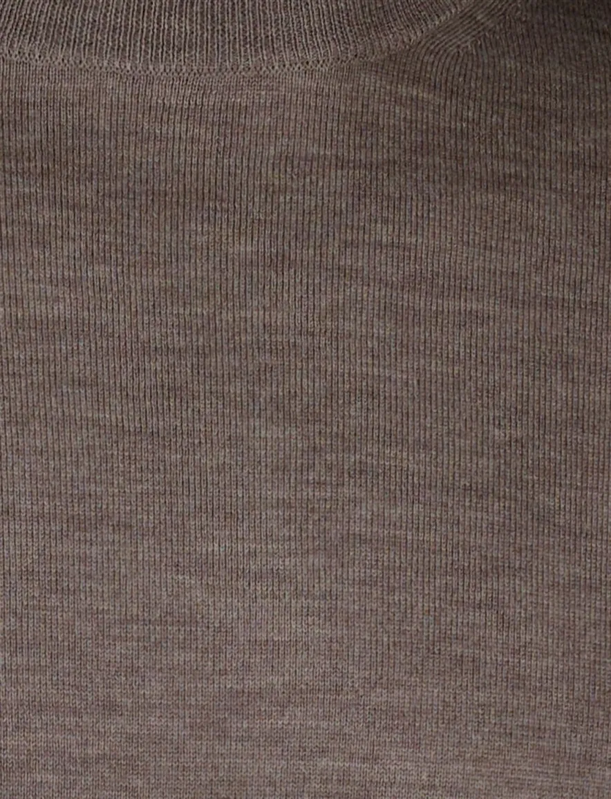 Thomas Maine turtleneck pullover taupe