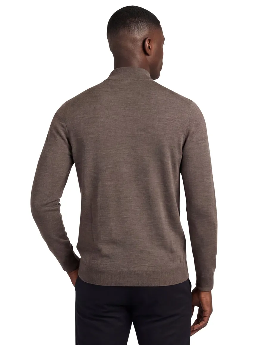 Thomas Maine turtleneck pullover taupe