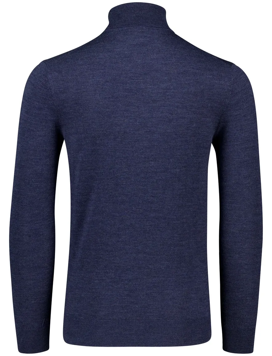 Thomas Maine turtleneck merinowol blauw