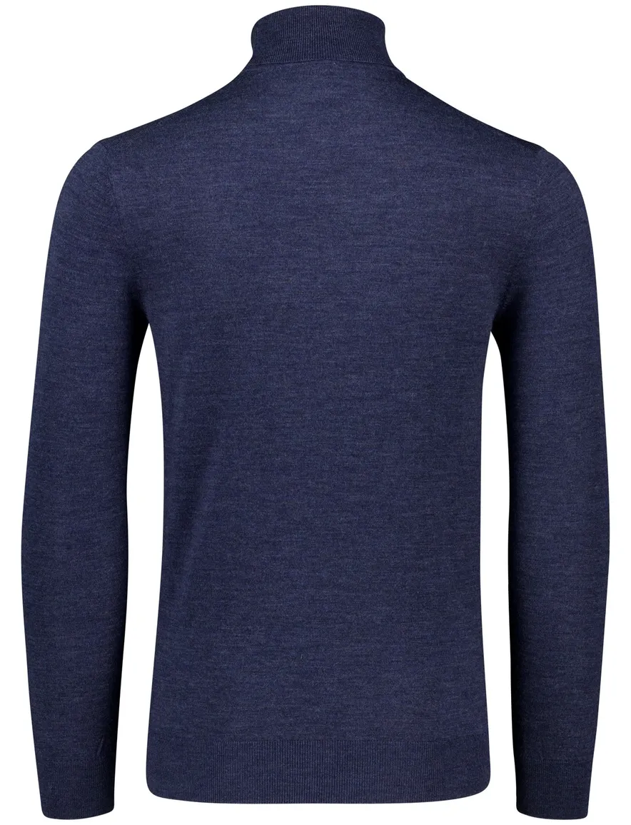 Thomas Maine turtleneck merinowol donkerblauw