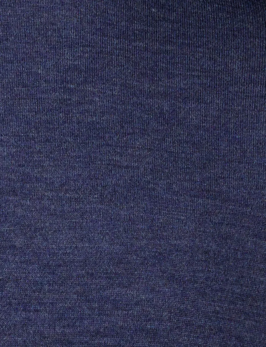 Thomas Maine turtleneck merinowol donkerblauw