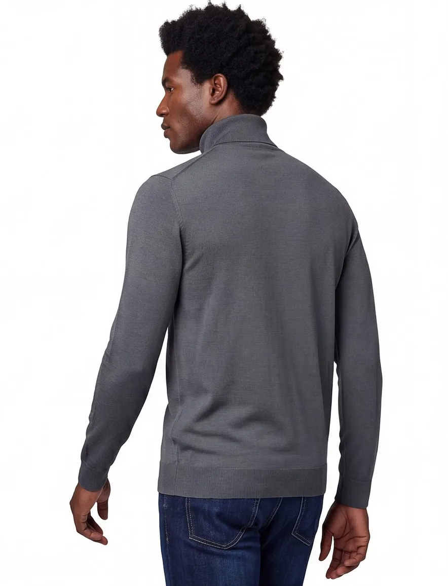 Thomas Maine coltrui grijs 100% merinowol