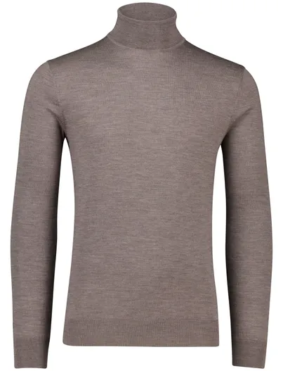 Thomas Maine Thomas Maine turtleneck merinowol taupe