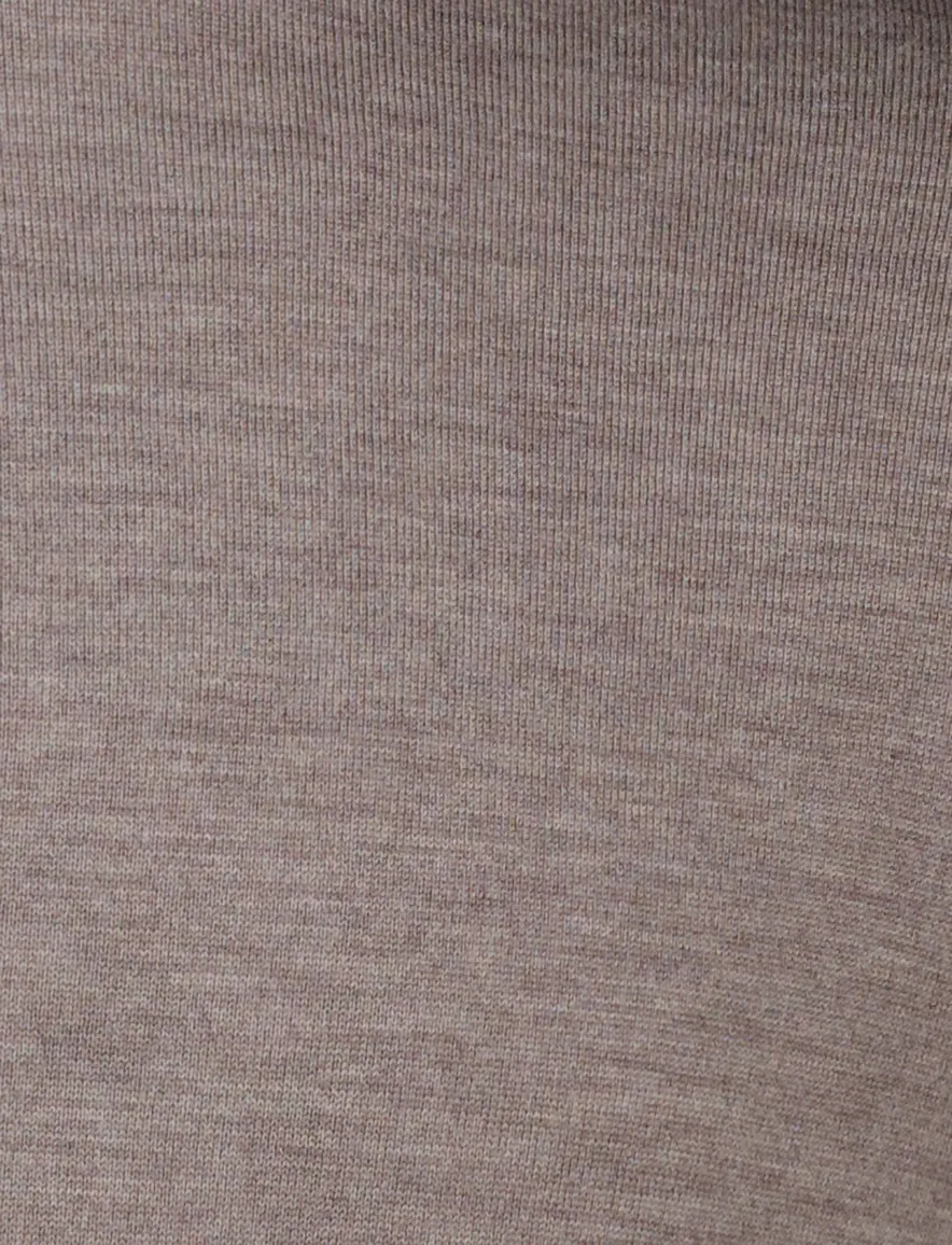 Thomas Maine turtleneck merinowol taupe