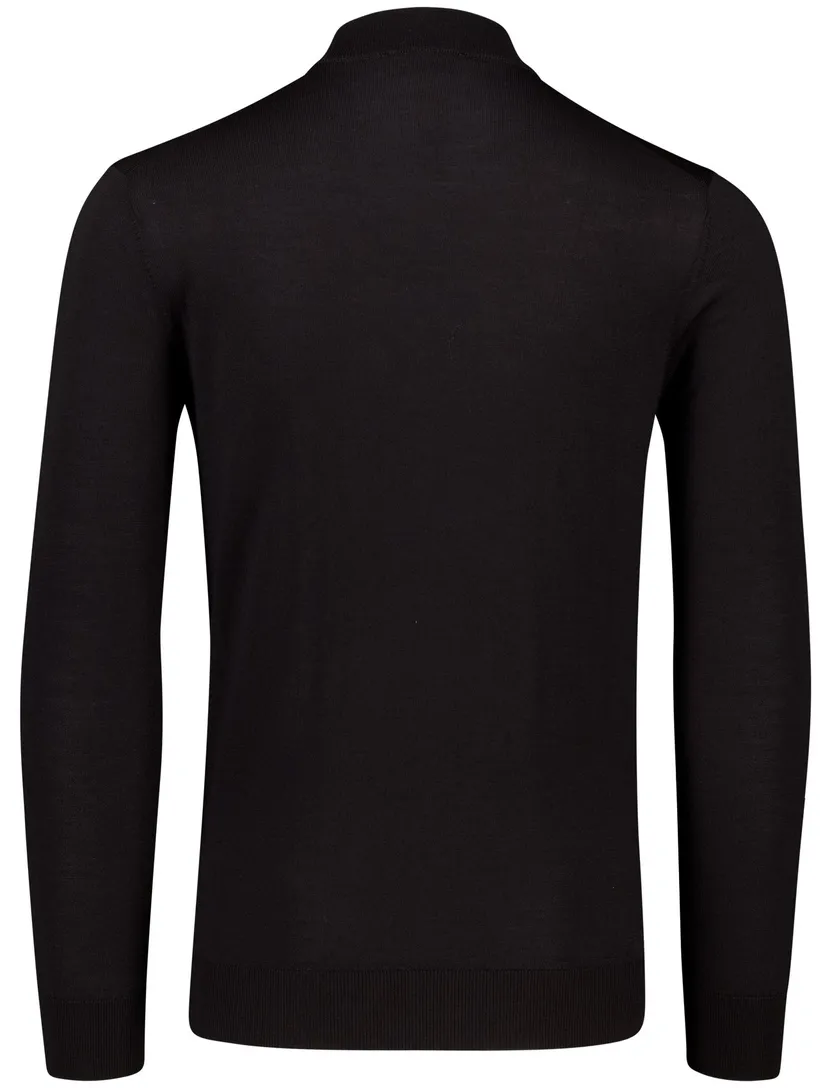Thomas Maine turtleneck scheerwol zwart