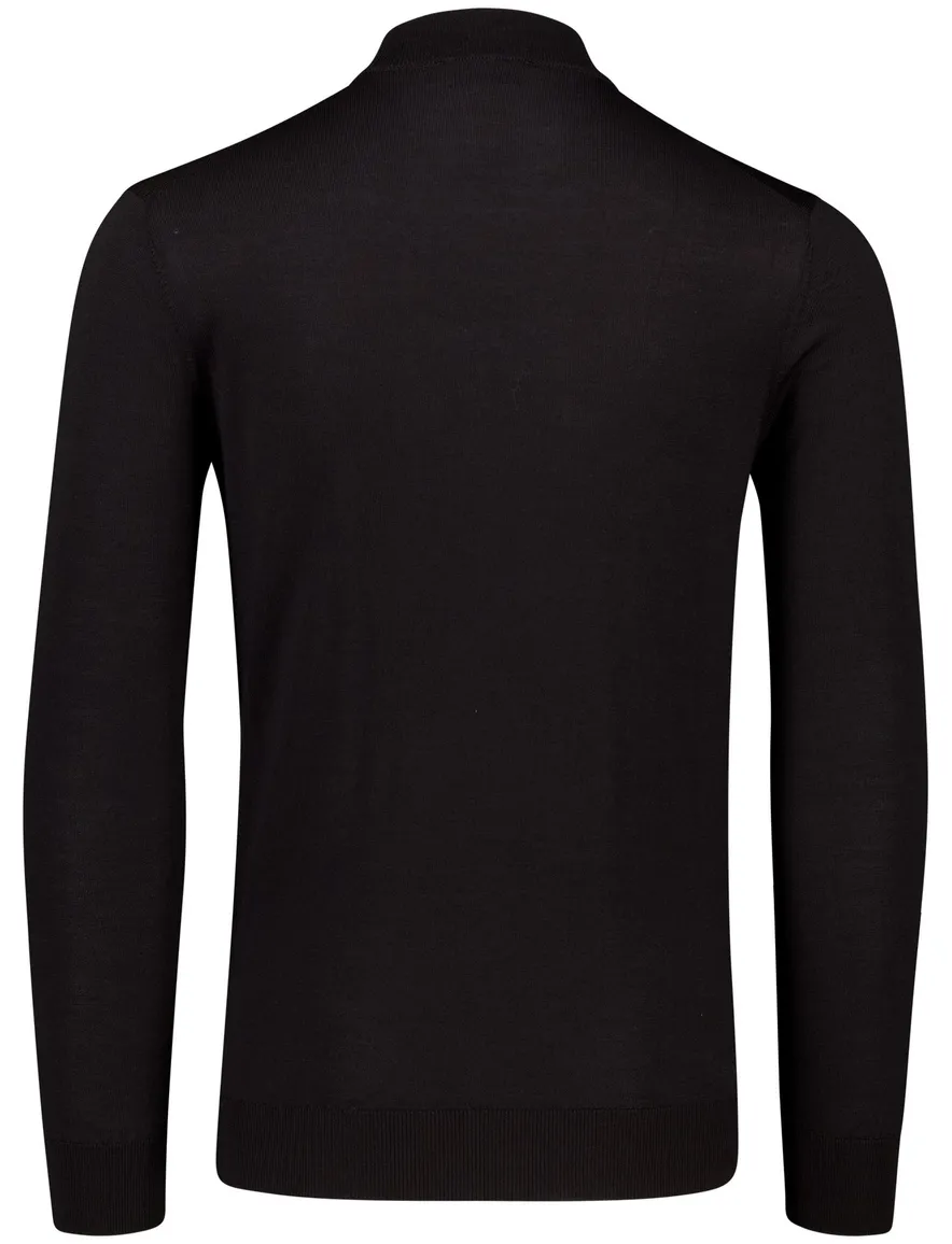 Thomas Maine turtleneck scheerwol zwart