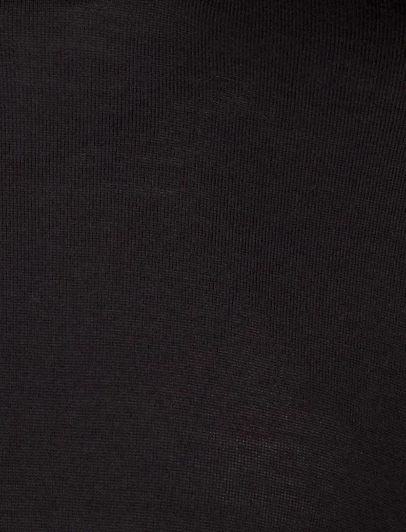 Thomas Maine turtleneck scheerwol zwart