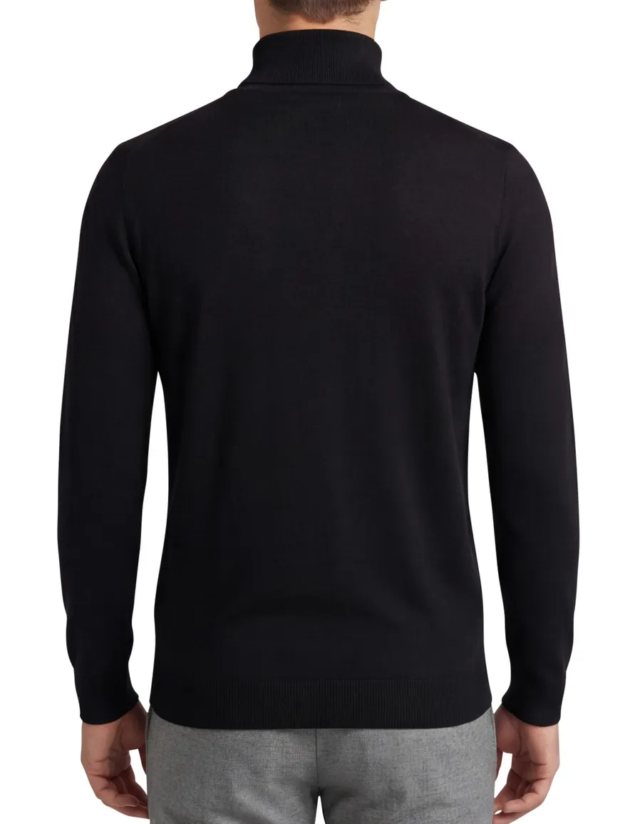 Thomas Maine turtleneck scheerwol bruin