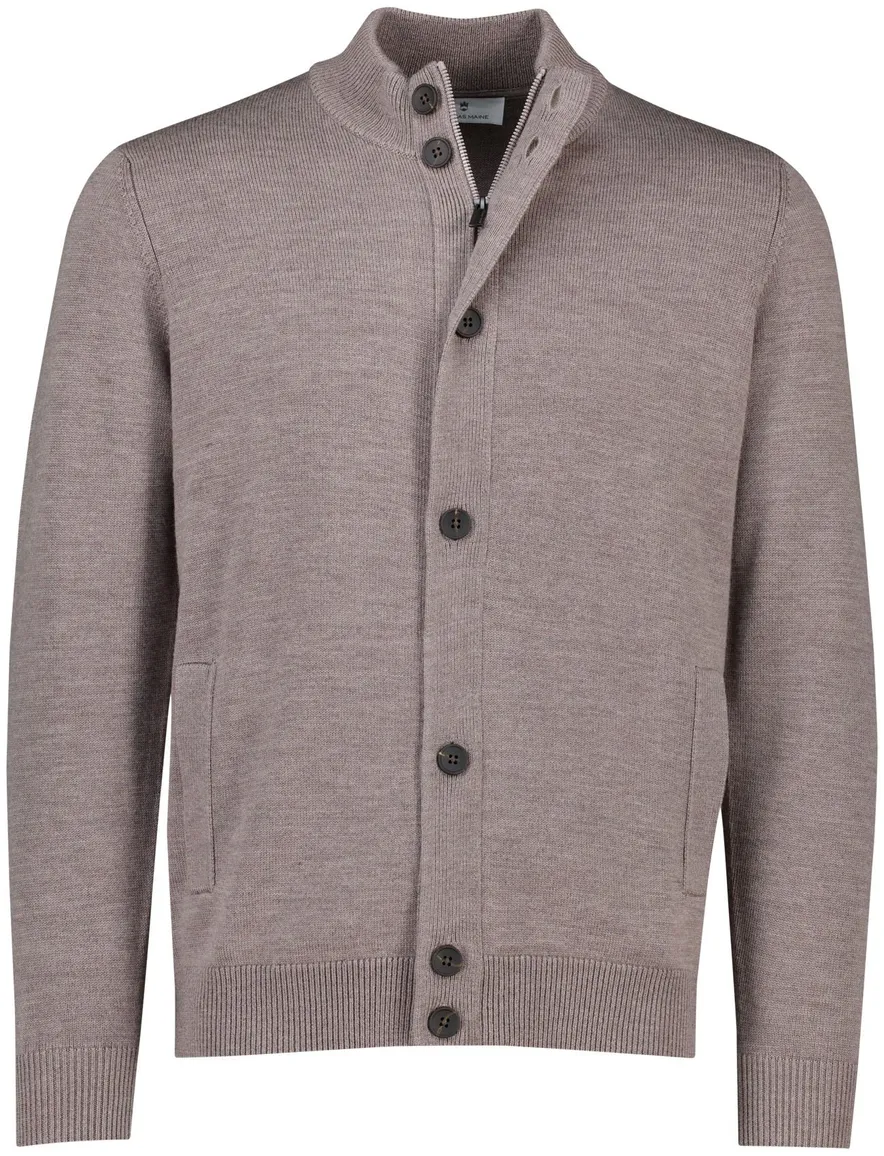 Thomas Maine vest grijs knopen en rits