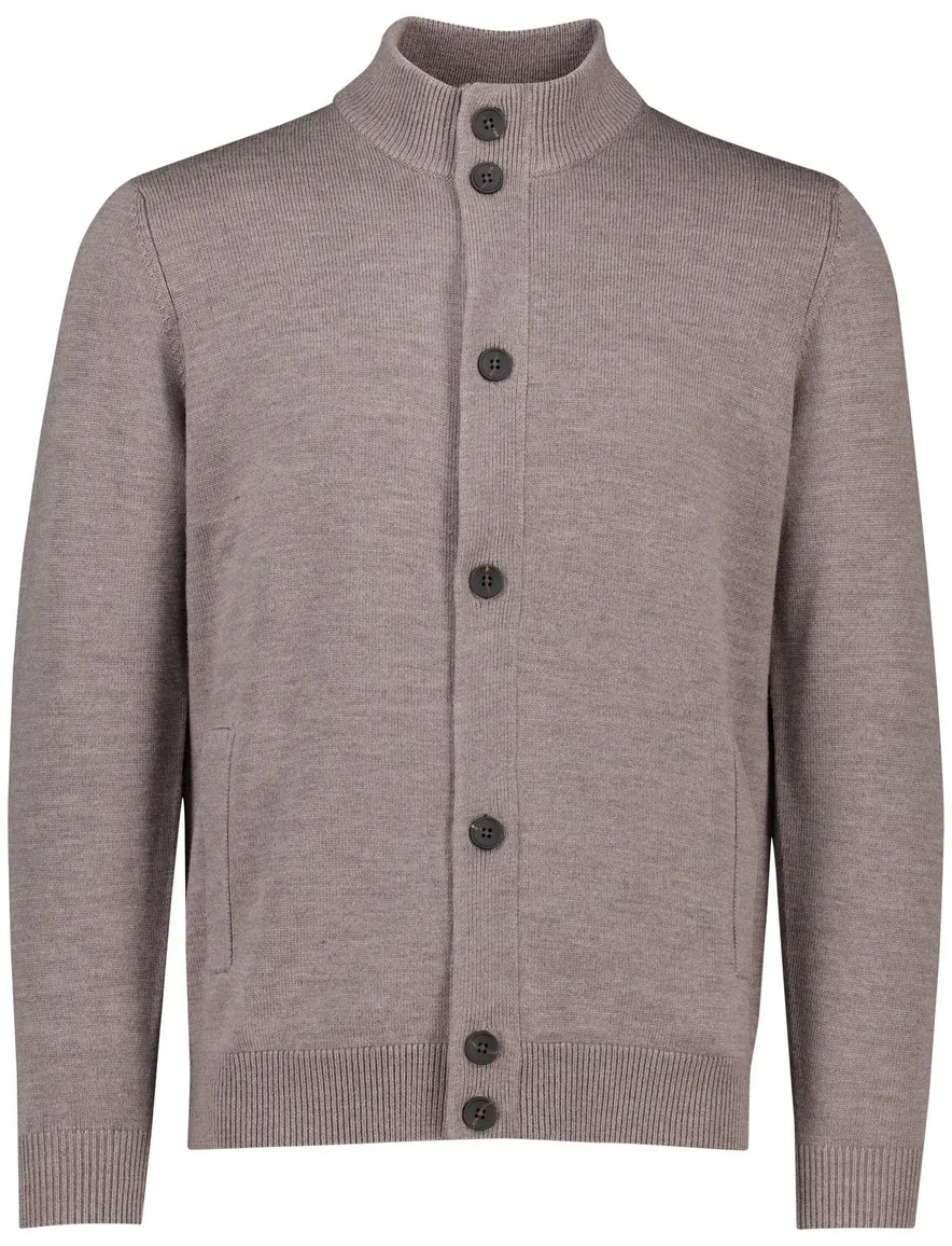Thomas Maine vest grijs knopen en rits