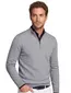 Thomas Maine half zip trui merinowol grijs