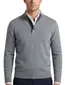 Thomas Maine half zip trui lamswol grijs