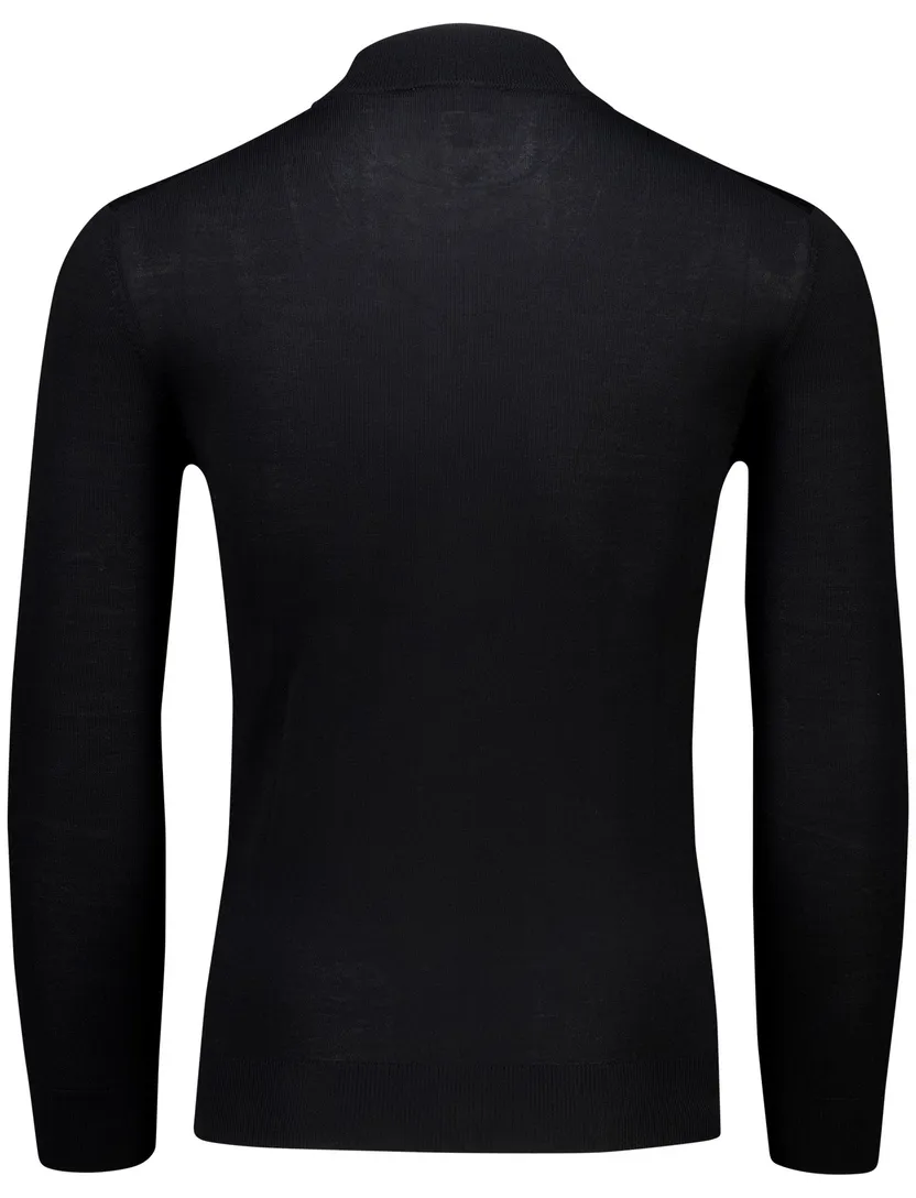 Thomas Maine vest zwart effen normale fit