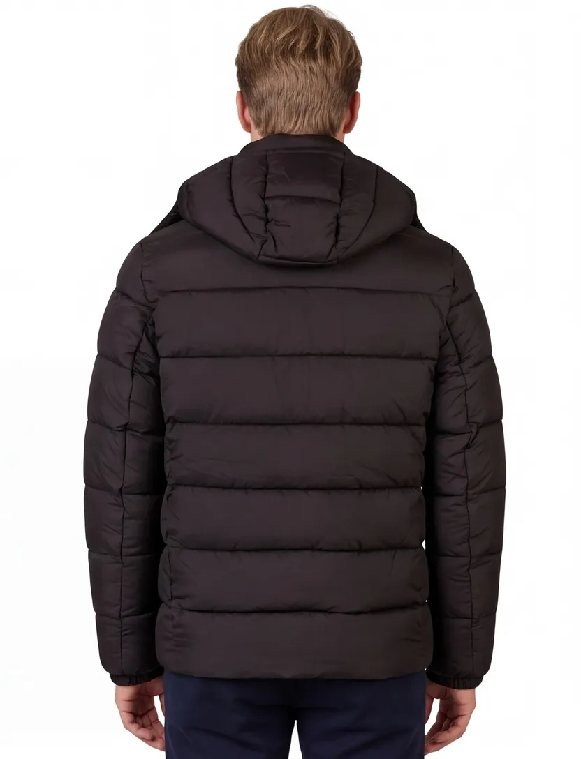 Save the duck winterjas bruin puffer