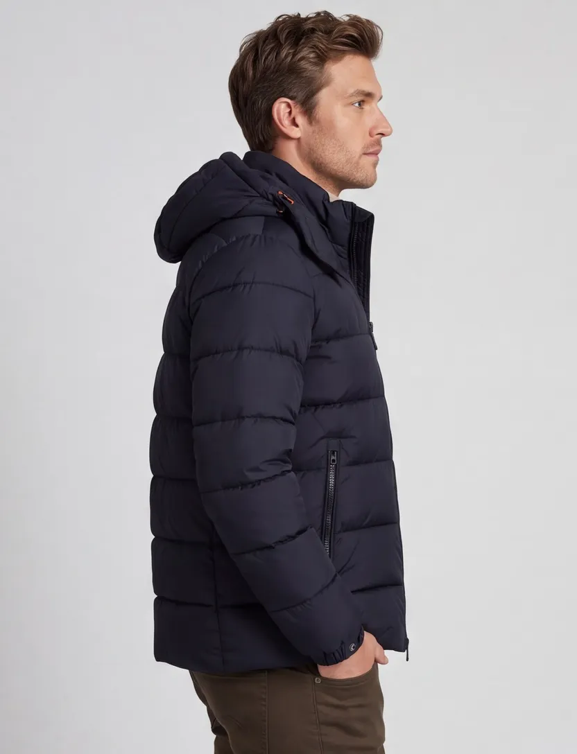 Save the Duck Winterjas Donkerblauw puffer polyester
