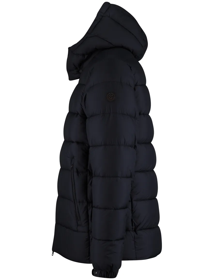 Save the Duck Winterjas Donkerblauw puffer effen
