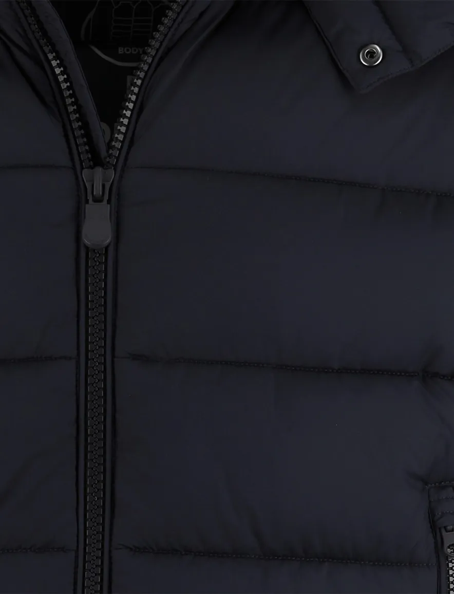 Save the Duck Winterjas Donkerblauw puffer effen