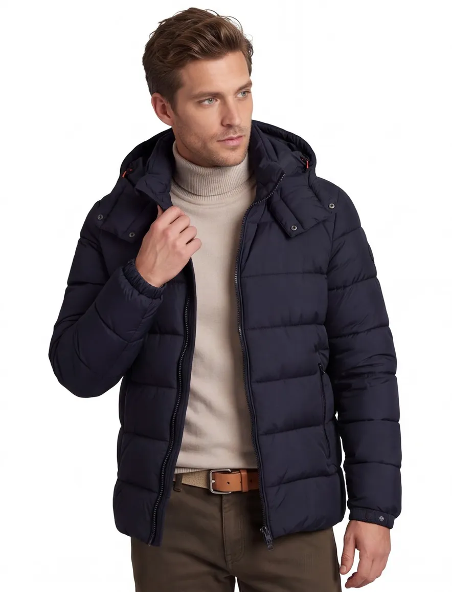 Save the Duck Winterjas Donkerblauw puffer