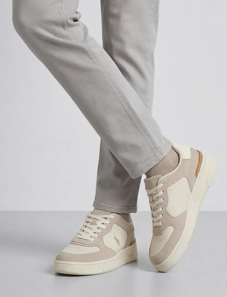 Polo Ralph Lauren sneakers beige/creme laag