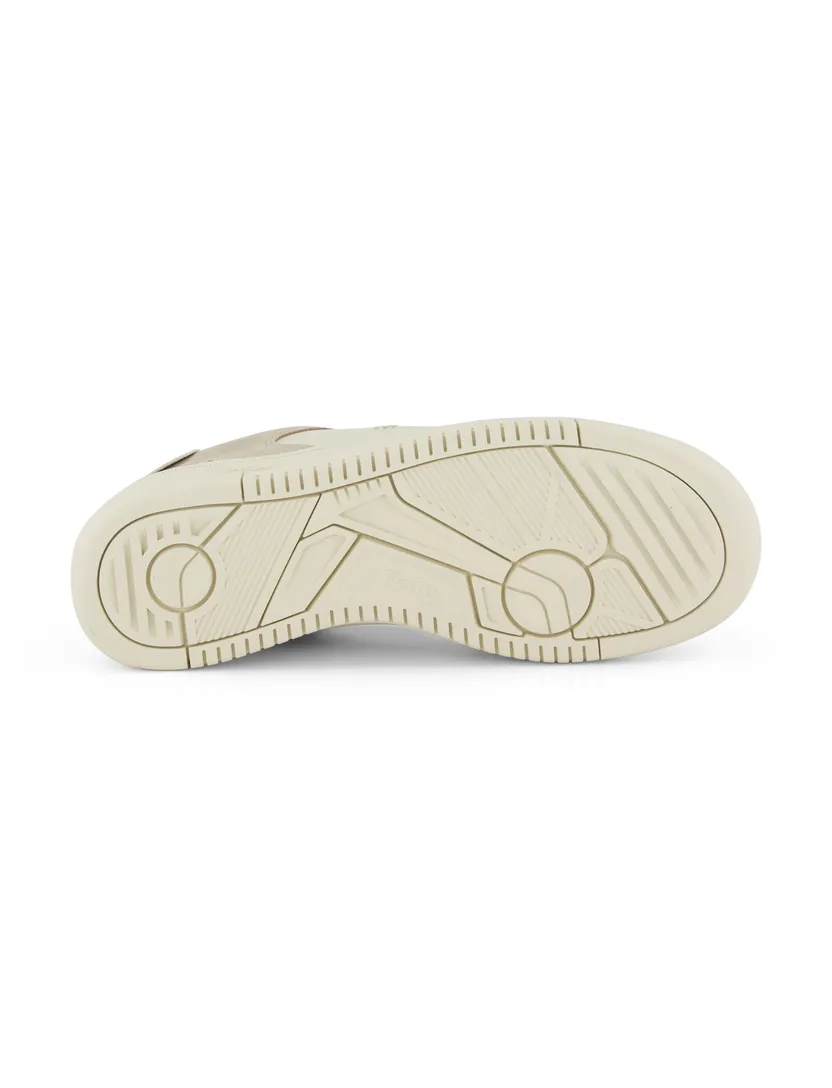 Polo Ralph Lauren sneakers beige/creme effen