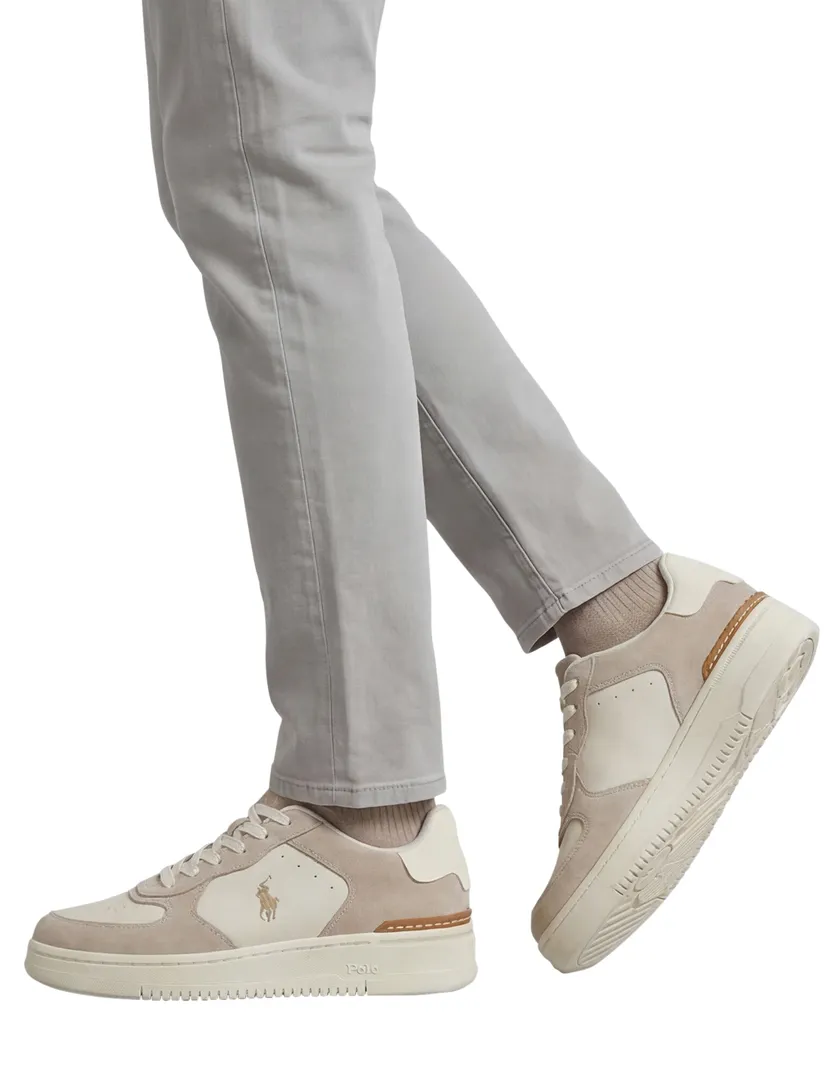 Polo Ralph Lauren sneakers beige/creme effen