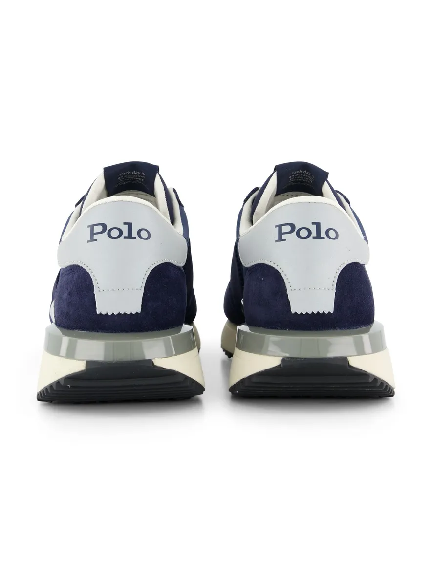 Rehab lage sneakers blauw effen