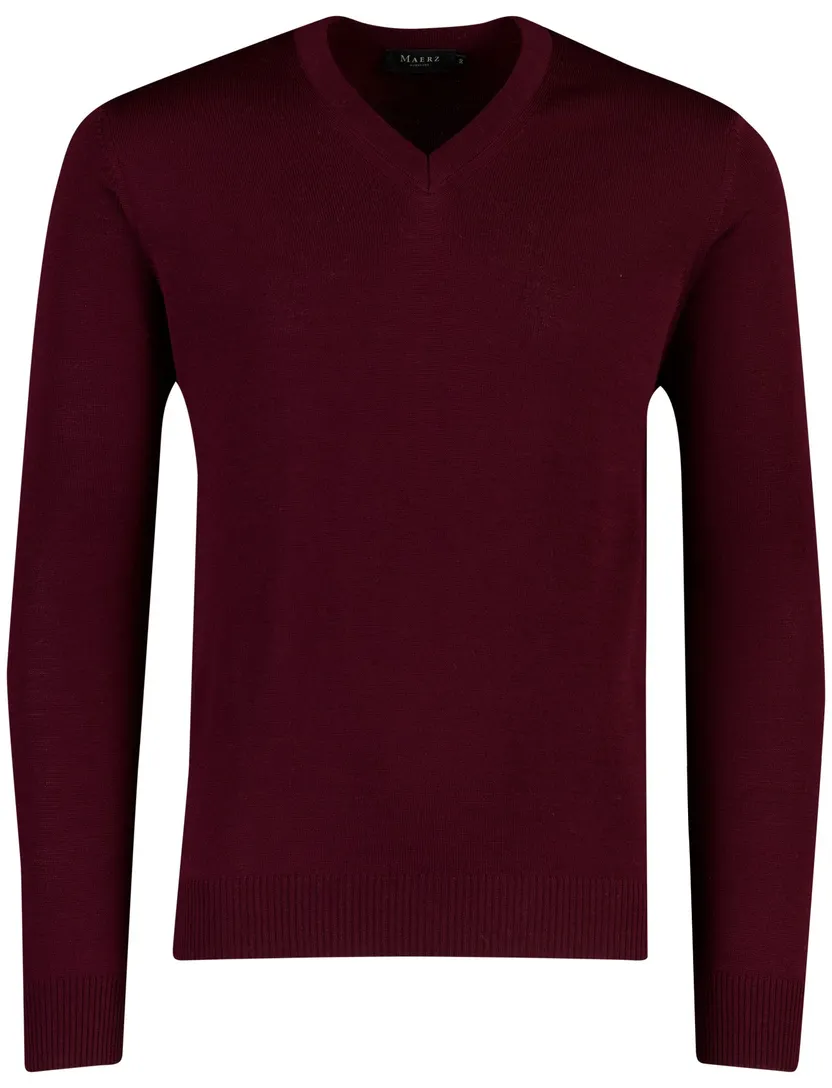 Trui Maerz Bordeaux v-hals