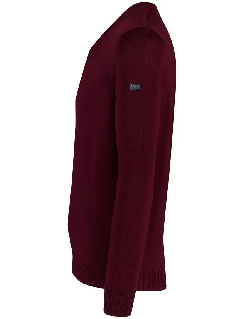 Trui Maerz Bordeaux v-hals