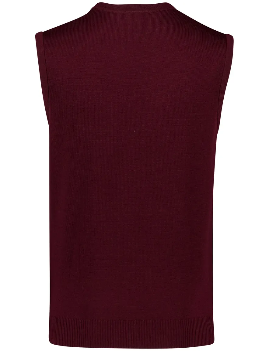 Maerz slipover scheerwol bordeaux