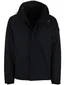 Reset winterjas effen navy normale fit