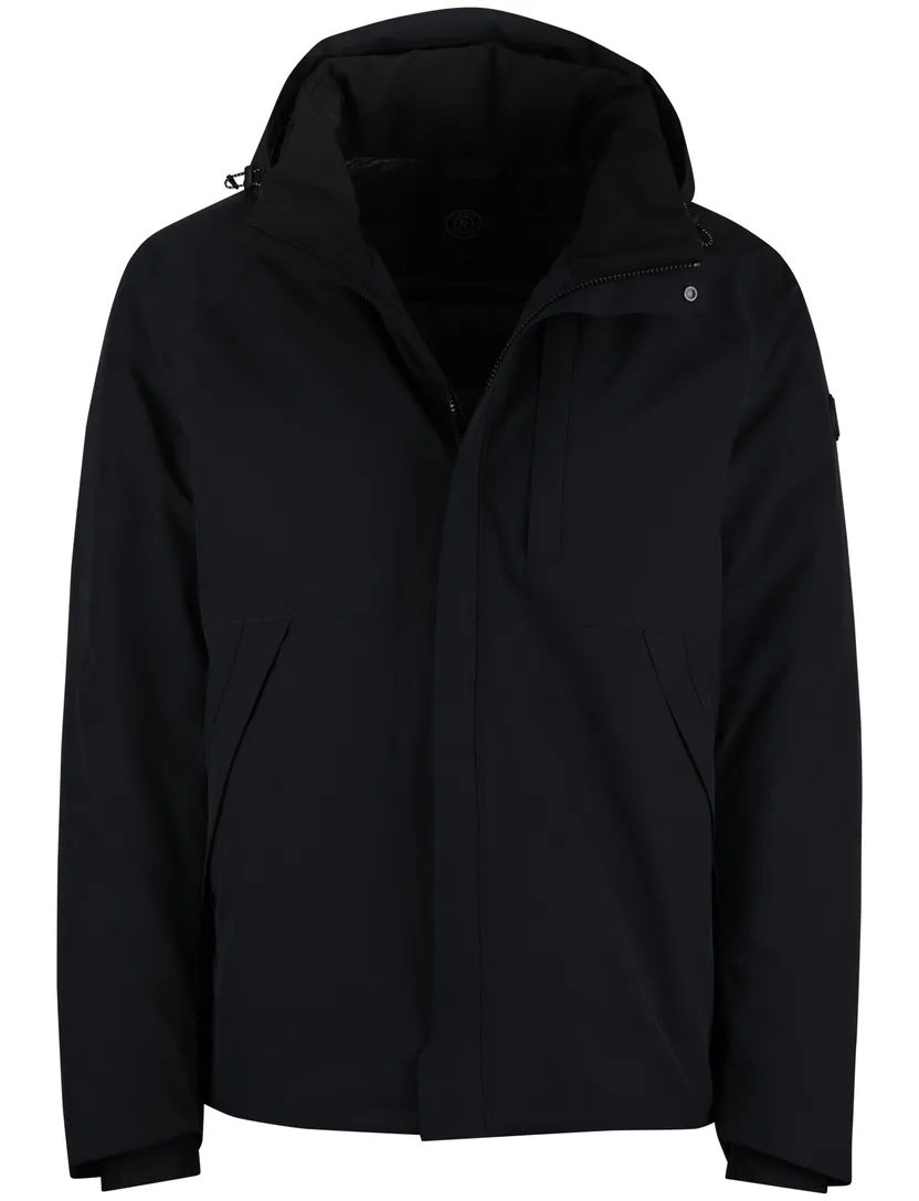 Reset winterjas normale fit navy effen