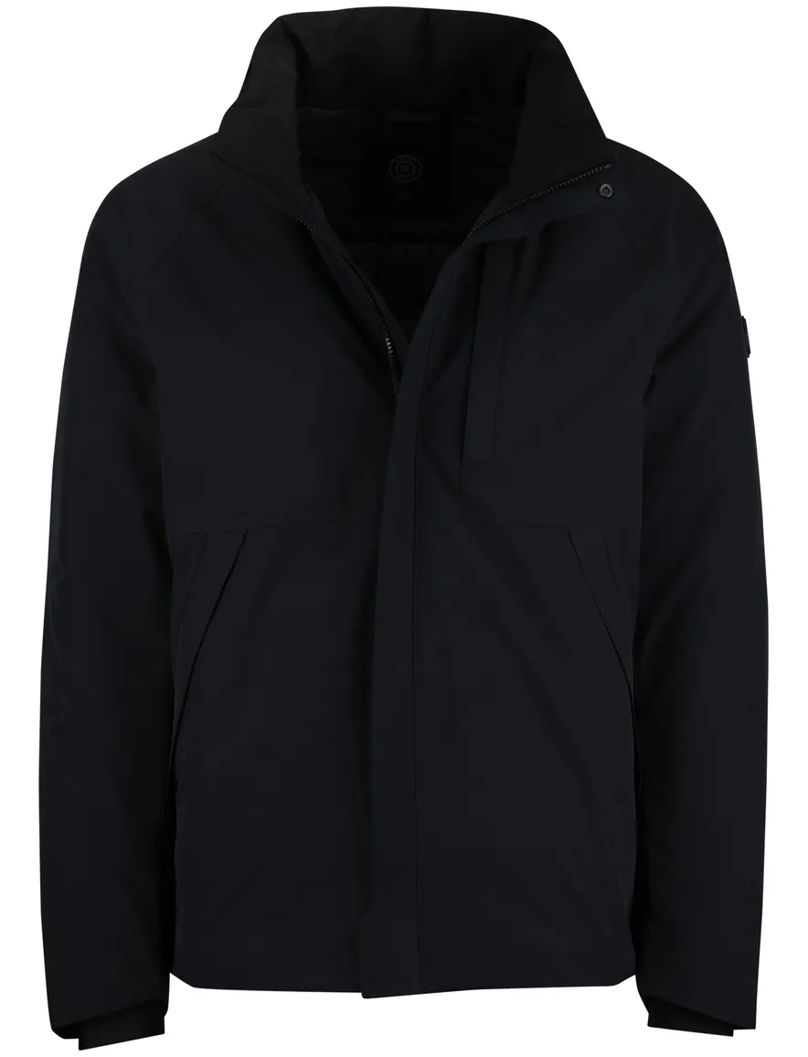 Reset winterjas navy effen normale fit