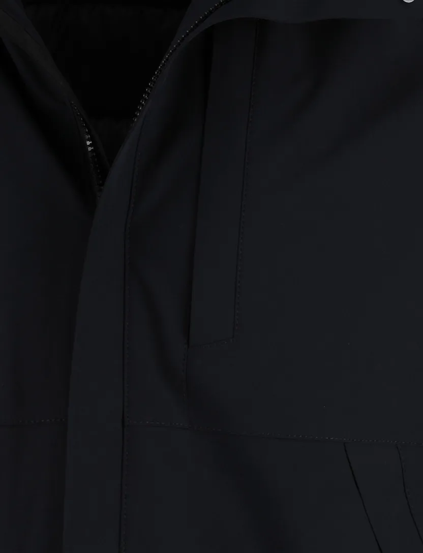 Reset winterjas normale fit navy effen
