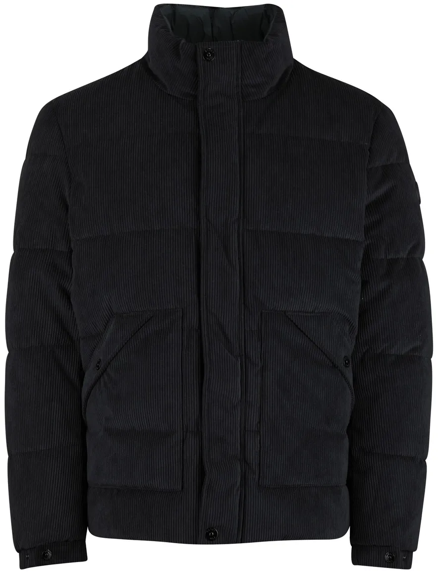 Reset winterjas obsidian Mattson met afneembare capuchon effen