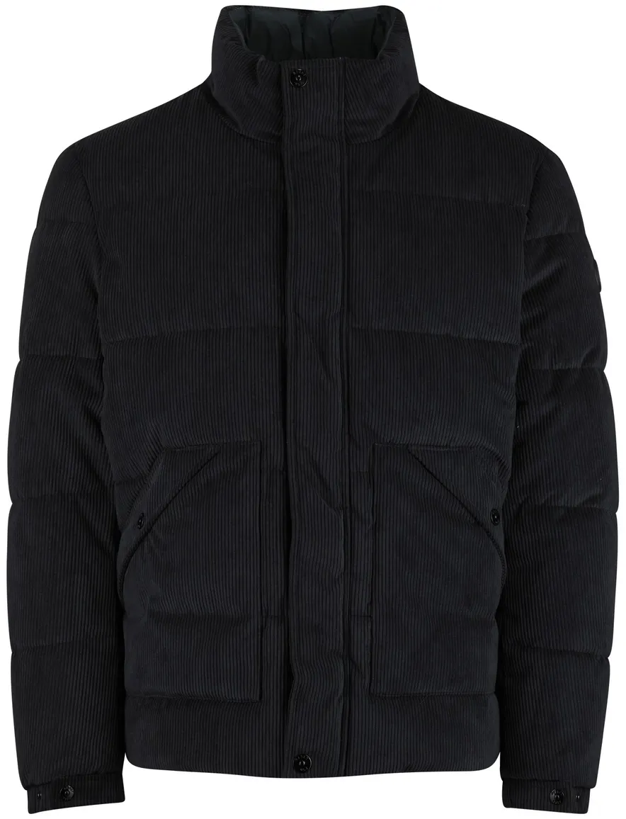 Reset winterjas obsidian Mattson met afneembare capuchon effen